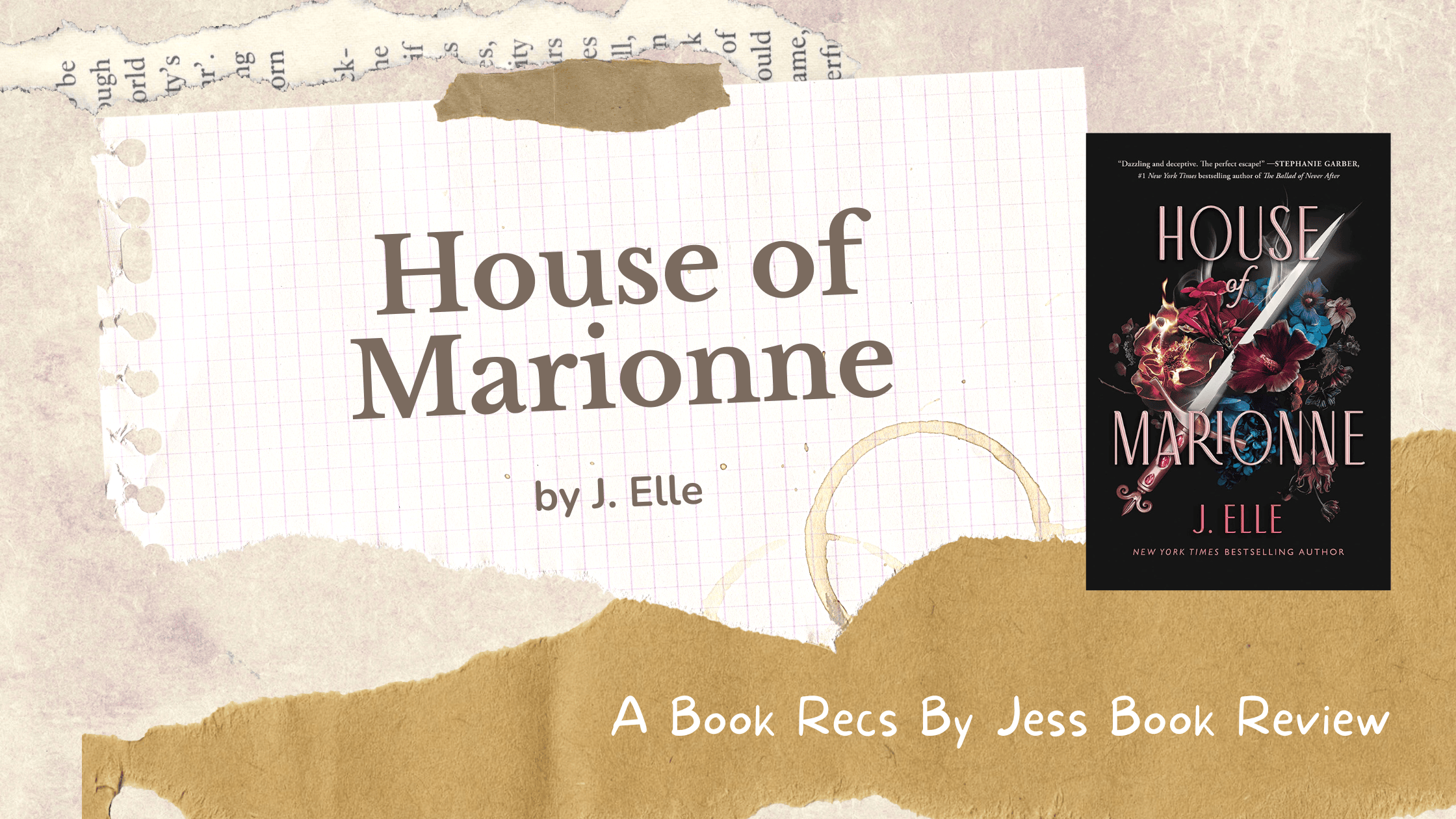 House of Marionne by J. Elle book review