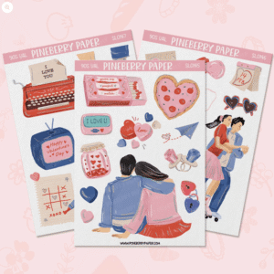 Pineberry Paper stickers
